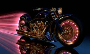 rose light bagger landscape art