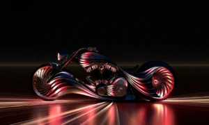 fin scale chopper landscape art