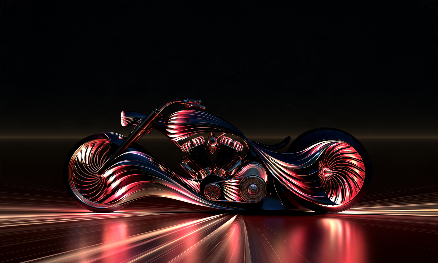 fin scale chopper landscape art