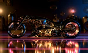 antique shop chopper landscape art
