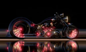 ring hub chopper landscape art