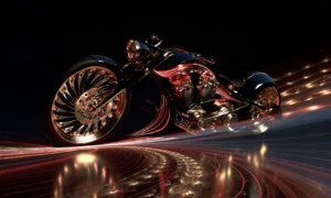 gleam fan wheel chopper landscape art