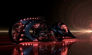 pod tail cruiser landscape art