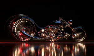 wire ring chopper landscape art