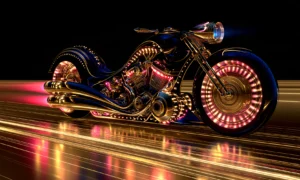 ember wheel speedster landscape art