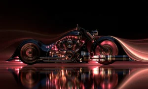 low wave cruiser landscape art