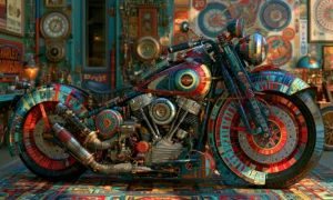 target wheel bobber landscape art