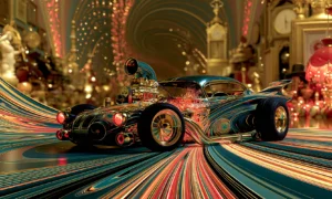 steam gauge coupe landscape art