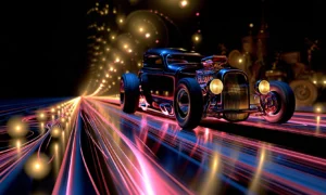 spark road roadster landscape art