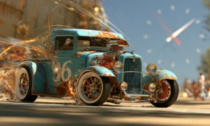 sparks pickup rod landscape art