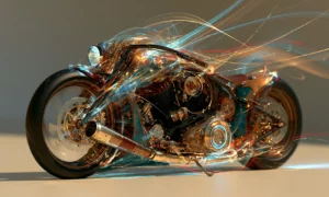 light thread chopper landscape art