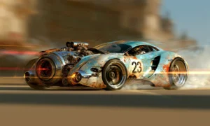 blur speed racer 23 landscape art