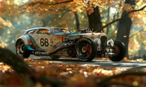 maple lane racer 68 landscape art