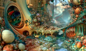 hollow cliff egg beach landscape art