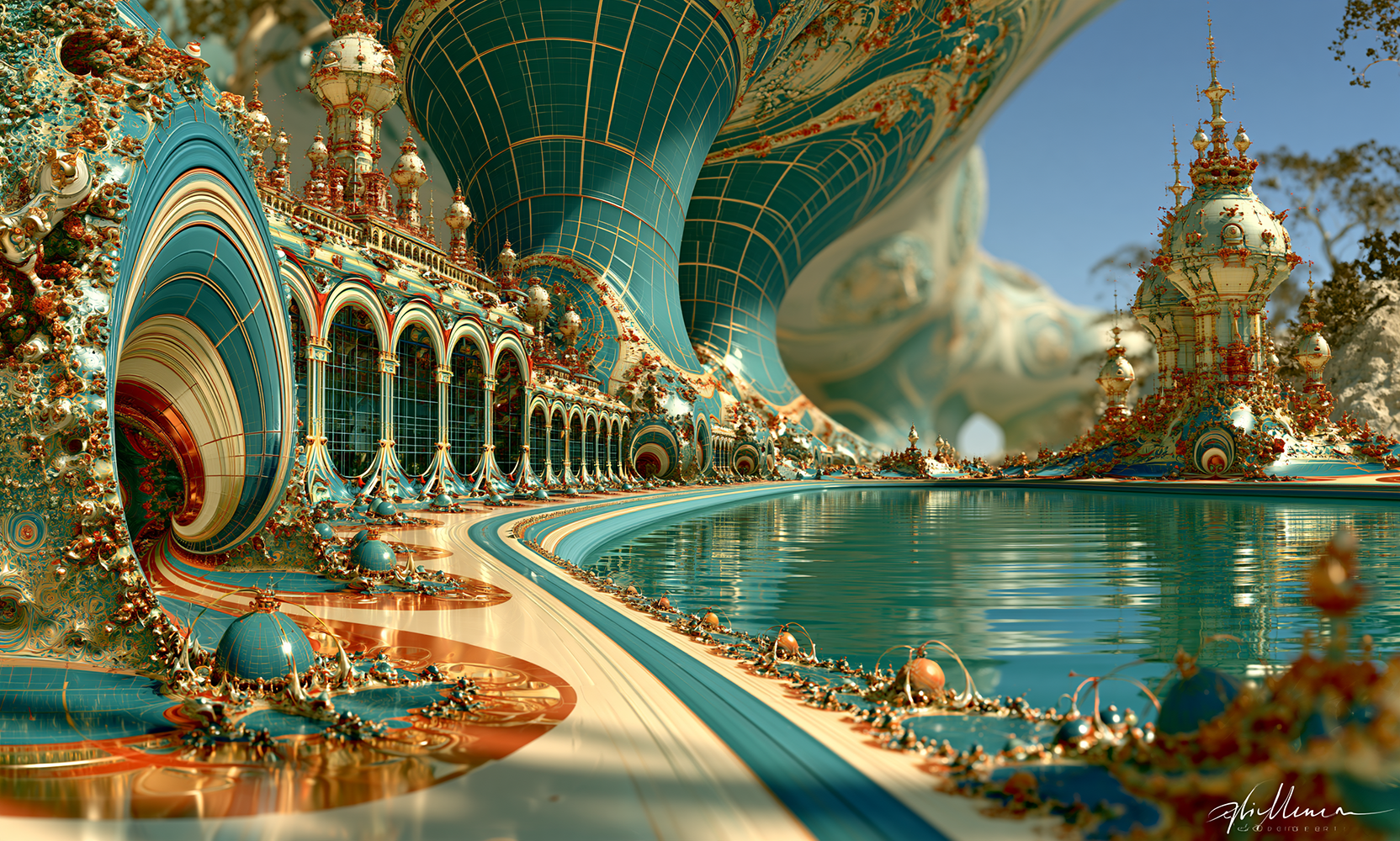arcade quay pavilion landscape art