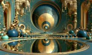 tunnel eye ring landscape art