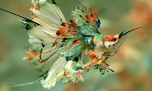 swordfish wing fish landscape art