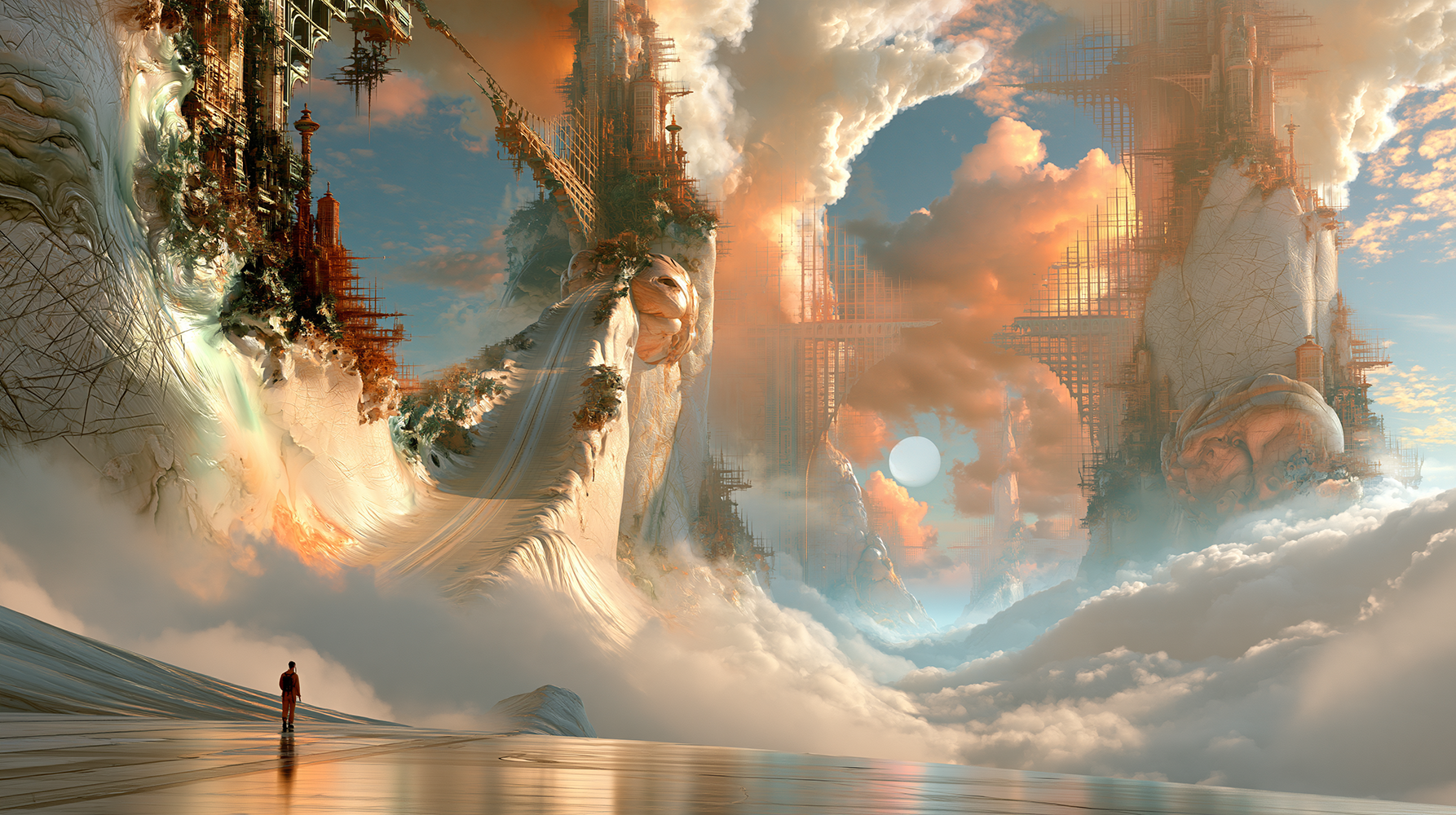 cloud ring gate landscape art