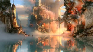 glassy bay citadel landscape art